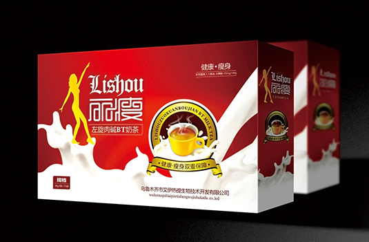 左旋肉堿BT奶茶包裝設計